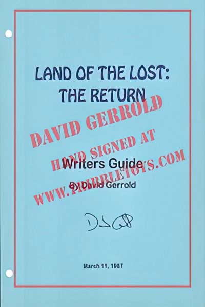 Land of the Lost: The Return Writers Guide