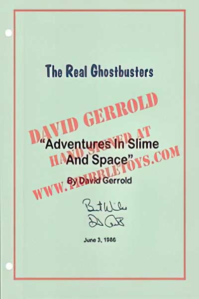 Real Ghostbusters &“Adventures…” script