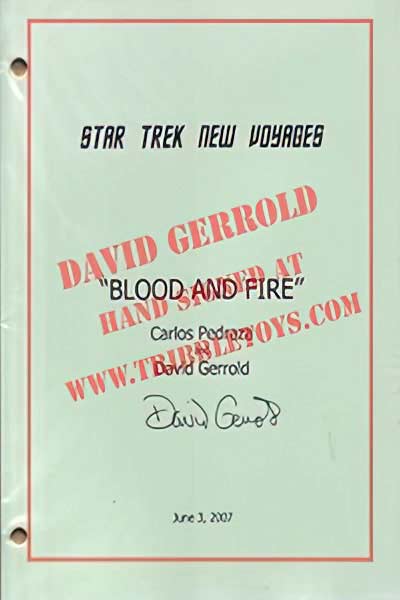 Star Trek New Voyages “Blood and Fire” script