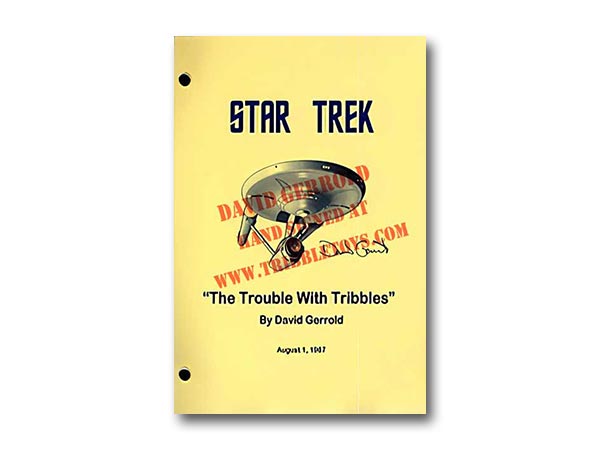 Star Trek TOS &ldquo;Trouble With Tribbles&rdquo; script